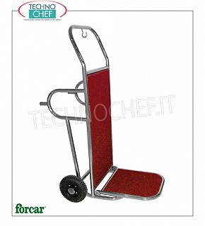 Forcar - EQUIPAJE / CARRO DE EQUIPAJE, 2 ruedas, alfombra ajustada, art. PV2002I