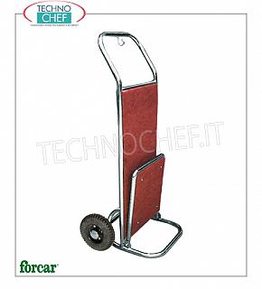 Forcar - EL PORTADOR DE EQUIPAJE / EQUIPAJE - 2 ruedas, alfombra cubierta, mod. PV2003I