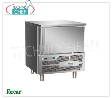 FORCAR - Abatidor de temperatura para 3 bandejas GN 1/1 (mm 530x325) o bandejas pasteleras mm.600x400