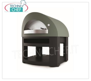 HORNO DE LEÑA para PIZZA 'OPERA' HORNO DE LEÑA para PIZZA 'OPERA', con placa refractaria mm 1200x1000, capacidad 7 pizzas Ø 33 cm, Peso 355 Kg, dim.mm.1460x1500x760h