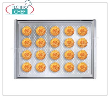SPIDOCOOK - Bandeja de horno de aluminio microperforada, Mod.FORO.BAKE