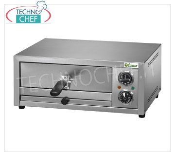 FIMAR - Horno Eléctrico de Cajón para 1 Pizza, cámara de 30x33 cm, para calentar, mod. FP
