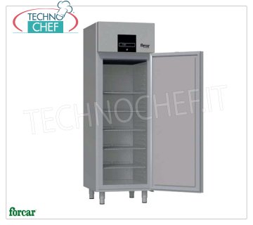 Forcar - Congelador-Congelador 1 Puerta, 700 l, Ventilado, Clase B, mod.FP70BT Congelador-Congelador Profesional Ahorro Energético 1 Puerta, capacidad 700 lt, temperatura -15°/-24°C, refrigeración ventilada, Gastronorm 2/1, ECOLÓGICO en Clase B, Gas R290, V.230/1, Kw.0.455, peso 121 kg, dim.mm.695x870x2120