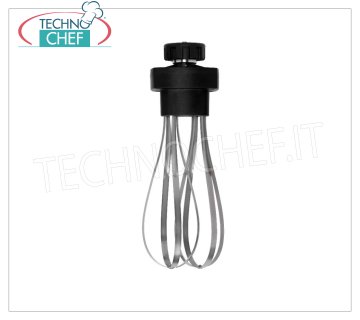 Fimar - Herramienta FRUSTA de 350 mm de largo para mezclador de inmersión, Mod. FRUSTAFM3 Batidor de acero inoxidable de 350 mm de largo adecuado para el bloque de motor mezclador profesional para mod.