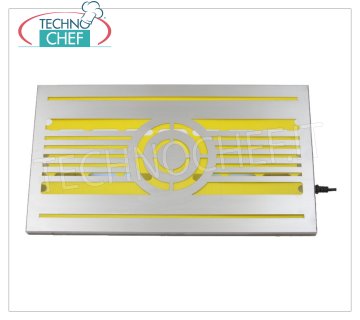 Technochef - EXTERMINADOR DE INSECTOS y MOSQUITOS con PLACA DE PEGAMENTO, 100 m2 PROTEGIDOS, Mod.FT40