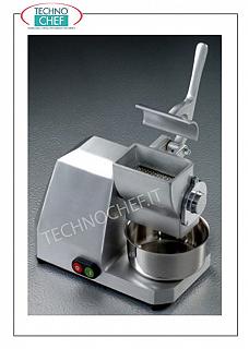 TECHNOCHEF - Rallador tipo 8, carenado, semiprofesional, rendimiento 20 Kg / hora Rallador tipo 8, carcasa de aluminio anodizado, rendimiento 20 Kg / hora, V 230/1, Kw 0.34, dim. 340x370x440h mm.