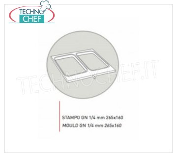 TECHNOCHEF - Molde anticoradal de aluminio, Mod.GN1 / 4