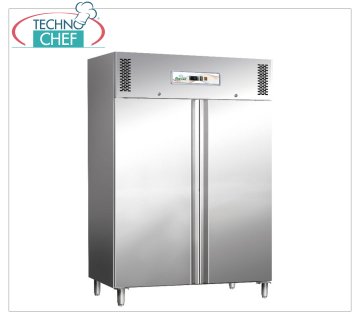 Forcar - Armario congelador 2 puertas, Lt.1325, Temp.-18°/-22°C, Ventilado, Clase D, mod.G-GN1410BT