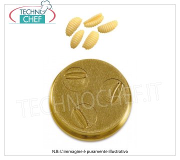 Technochef - Troquel gnocchetti sardo 19 mm Troquel de bronce para ñoquis sardos 19 mm