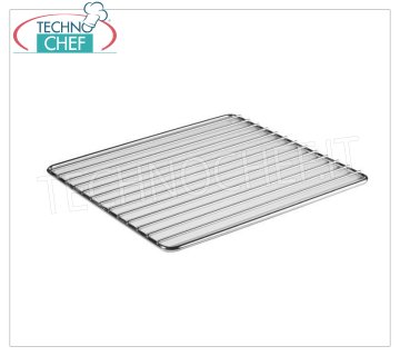 Technochef - Griglie Gastro-norm 2/3 inox, cm 35,3x32,5 Parrilla gastro-norm 2/3 acero inoxidable 18/10, dim.mm.353 x 325