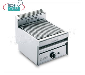 PARRILLA VAPOR GAS, versión TOP, 1 MÓDULO - ARRIS - Serie 550 - Solicitar Cotización GRILL VAPOR GAS, versión TOP, 1 módulo con 1 ZONA DE COCCIÓN de 390x410 mm, completo con parrilla de varilla, potencia térmica 6,9 kw, dimensiones externas 420x550x315h mm