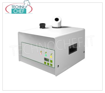 Máquinas Sanitizantes - Peróxido de Hidrógeno - Atomizador NEBULIZADOR para Desinfectar Ambientes con Peróxido de Hidrógeno para ambientes hasta 160 m/cuadrado (max 3 m alto), Depósitos 1,5 litros, V. 230/1, Kw.0,85 - Peso 10,5 Kg, Dim.mm 302x360x286h
