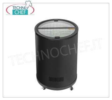 Frigorífico arcón redondo para bebidas, 80 lt, Temp: 0/+10° C, Mod. HP80