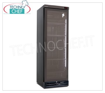 Technochef - Vinoteca, 1 puerta de cristal, capacidad 126 botellas, Estática con agitador, temperatura dual - mod.ICOOL40W Vinoteca refrigerada, 1 puerta de cristal, capacidad 126 botellas, temperatura +4°C/+18°C | +16°C/+10°C/+5°C, refrigeración estática con ventilador, iluminación LED, V.230/1, Kw.0,23, Peso 67 Kg, dim.mm.600x650x1850h