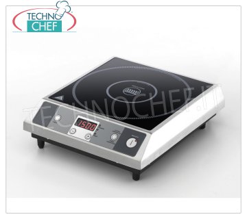 TECHNOCHEF - PLACA DE INDUCCIÓN DE MESA, SUPERFICIE Ø 280 mm, Kw.2,7, Mod. ICT27