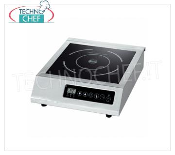 Technochef - PLACA DE INDUCCIÓN para mesa, SUPERFICIE ÚTIL Ø 250 mm PLACA DE INDUCCIÓN para mesa, SUPERFICIE ÚTIL: DIÁMETRO 250 MM, POTENCIA 3.0 Kw, V. 230/1, dimensiones externas mm. 300x415x100h