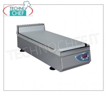 Technochef - Cocina eléctrica de sobremesa de 2 vueltas, V. 230/1, Kw 2,2 Cuececupcakes ELÉCTRICO con placa de acero (hierro) con placa de cocción de 300x600 mm, capacidad 2 vueltas, V.230/1, Kw.2,2, Peso 24 Kg, dim.mm.340x720x260h