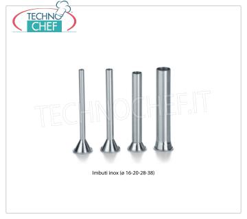 SET 4 EMBUDOS DE ACERO