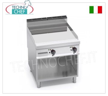 PLANCHA ELÉCTRICA con PLACA compuesta LISA, Mod. E9FL8M-2/CPD