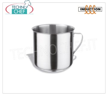 Tazas de acero inoxidable 1 asa, Profesional para Inducción 