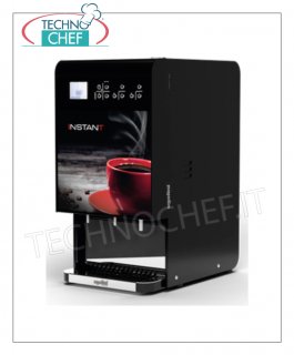 TECHNOCHEF - Dispensadores de bebidas calientes, máquina para productos liofilizados con 3 dispensadores Dispensador automático de productos solubles en agua, con 3 dispensadores, display electrónico, V.230/1, kw 1,10, dimensiones mm: 270x390x520h