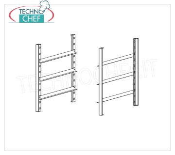 TECHNOCHEF - Kit de soporte de bandeja, Mod.KTT1 Kit de soporte de bandeja para soporte de horno START 4-44BIG / 6-66 BIG L