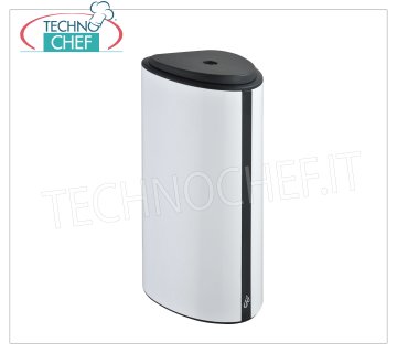 Dispensador automático para gel desinfectante o jabón de manos 800 ml Dispensador automático para gel desinfectante o jabón para lavarse las manos, capacidad hasta 800 ml - construido en ABS antibacteriano, peso 0.5 Kg, dimensiones 106 x122x270h mm