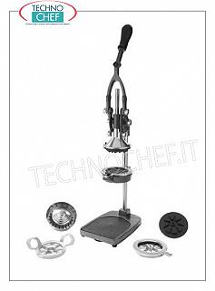 Exprimidor Manual de Cítricos - Granada con Palanca, Multifunción, Profesional, mod. KR-937-000