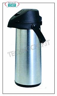 jarras térmicas acero isotérmica garrafa, con vidrio interior, LIQUID CAPACIDAD 1,9lt.
