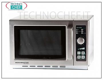 MENUMASTER, Horno microondas profesional, mod. RCS511DSE, CONTROLES MANUALES MENUMASTER Horno microondas profesional, con MANDOS MANUALES, cámara de cocción mm 368x381x216h, apto para recipientes GN 2/3, potencia Kw 1,1, V.230/1, Kw 1,55, peso 18,6 Kg, dim.mm 559x438x349h