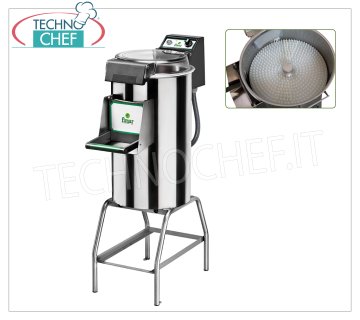 FIMAR - Technochef, Lavadora de Mejillones Profesional con Soporte, Capacidad de Carga 10/18 Kg, Mod.LCF/18