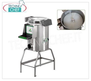 FIMAR - Technochef, Lavadora de Mejillones Profesional con Soporte, Capacidad de Carga 3/5 Kg, Mod.LCF/5