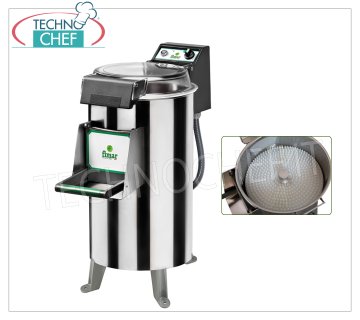 FIMAR - Technochef, Lavadora de Mejillones Profesional, Capacidad de Carga 6/10 Kg, Mod.LCN/10