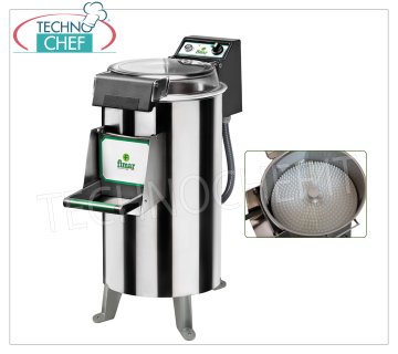 FIMAR - Technochef, Lavadora de Mejillones Profesional, Capacidad de Carga 10/18 Kg, Mod.LCN/18