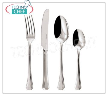 ARTHUR KRUPP - PADERNO, Cubiertos en acero 18/10 Línea ARCADIA, Acabado plateado, para hostelería CUCHARA DE MESA, Línea Arcadia, acero inoxidable 18/10, acabado PLATA - El artículo se puede comprar en piezas individuales