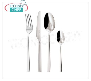 ARTHUR KRUPP - Cubiertos de Mesa en Acero Inoxidable 18/10 Acabado Pulido, Línea CREMA