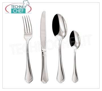 ARTHUR KRUPP - PADERNO, Cubiertos de acero 18/10 Línea VERSAILLES, acabado plata, para hostelería CUCHARA DE MESA, Línea Versalles, acero inoxidable 18/10, acabado PLATA - El artículo se puede comprar en piezas individuales