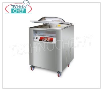 Máquina de vacío de cámara profesional, 2 barras de sellado de 45 cm, Cámara cm 56x46x22h, Mod.MASTER 2