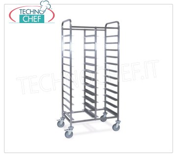 CARRO BANDEJAS con guías para 24 BANDEJAS Gastro-Norm 1/1, Mod.1495-GN
