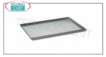 Bandejas de aluminio con borde alto 2 cm, gama completa Bandeja para pizza-pastelería en aluminio integral espesor 1,5 mm, dimensiones 20x60x2h cm - Precio unitario - Disponible en packs de 12 piezas.