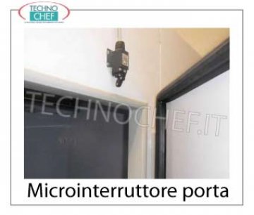 Microinterruptor de puerta Microinterruptor de puerta (permite encender la luz interna y detener al mismo tiempo los ventiladores abriendo la puerta)