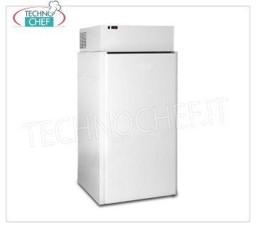 FRIGOR MINI CELLA, Temp.0°/+10°C, lt.1400, mod.MC100WHITN Minicelda refrigerada apta para temperaturas normales 0°/+10°C, fabricada en chapa pintada en blanco, espesor 60 mm, con piso de acero inoxidable, 1 puerta, 3 estantes internos, V.230/1, Kw.0.57 , Peso 190 Kg, dim.mm.1000x1000x2120h