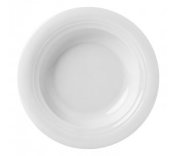 GURAL PORSELEN - PLATO HONDO MOSCÚ, cm 23 PLATO HONDO cm.23, Colección White Moscow, Marca GÜRAL PORSELEN -- Disponible en packs de 12