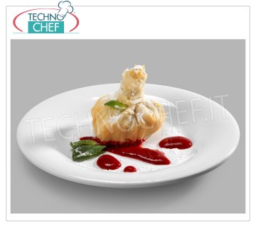 PLATO PLANO CON BORDE DE MELAMINA EXTRA FUERTE,