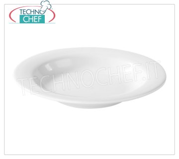 Technochef - PLACA INFERIOR con MELAMINA EXTRAFORTA FALDA Ø 240 mm, Mod. MP22115 Placa profunda con borde de melamina blanca extra fuerte, diámetro 240 mm.