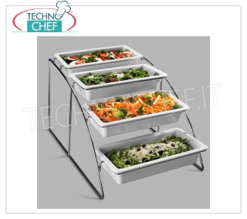 EXPOSITOR PARA RECIPIENTES GN 1/3, dim. mm. 360x525x325h.