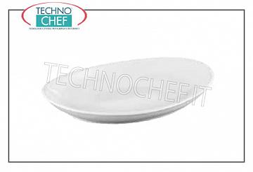 porcelana Oval plano Line Hotel, cm.30x20, marca MPS PORCELANA SARONNO - Disponible en paquetes de 8 piezas