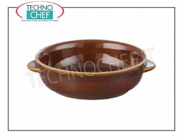 porcelana MANGO PAN BROWN, 13 cm de diámetro, h.5, marca MPS PORCELANA SARONNO - Disponible en paquetes de 6 piezas