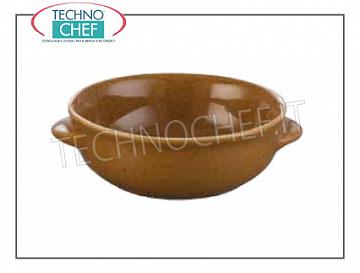 porcelana MIEL PAN con asas, 13 cm de diámetro, A.5, marca MPS PORCELANA SARONNO - Disponible en paquetes de 6 piezas