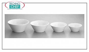 Vajilla de porcelana ENSALADERA CONICA, colección Napoli, marca SATURNIA